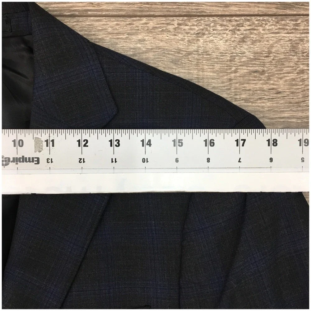 CALVIN KLEIN Mens Blazer Sport Coat Casual‎ Jacket Size 38R Slim Fit Wool Suit